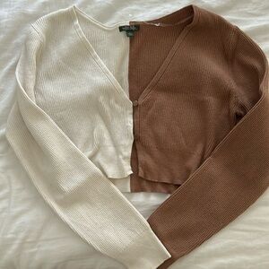 2 tone cardigan!